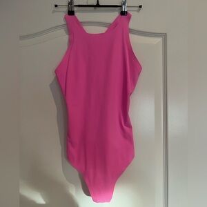 Pink bodysuit by Aerie